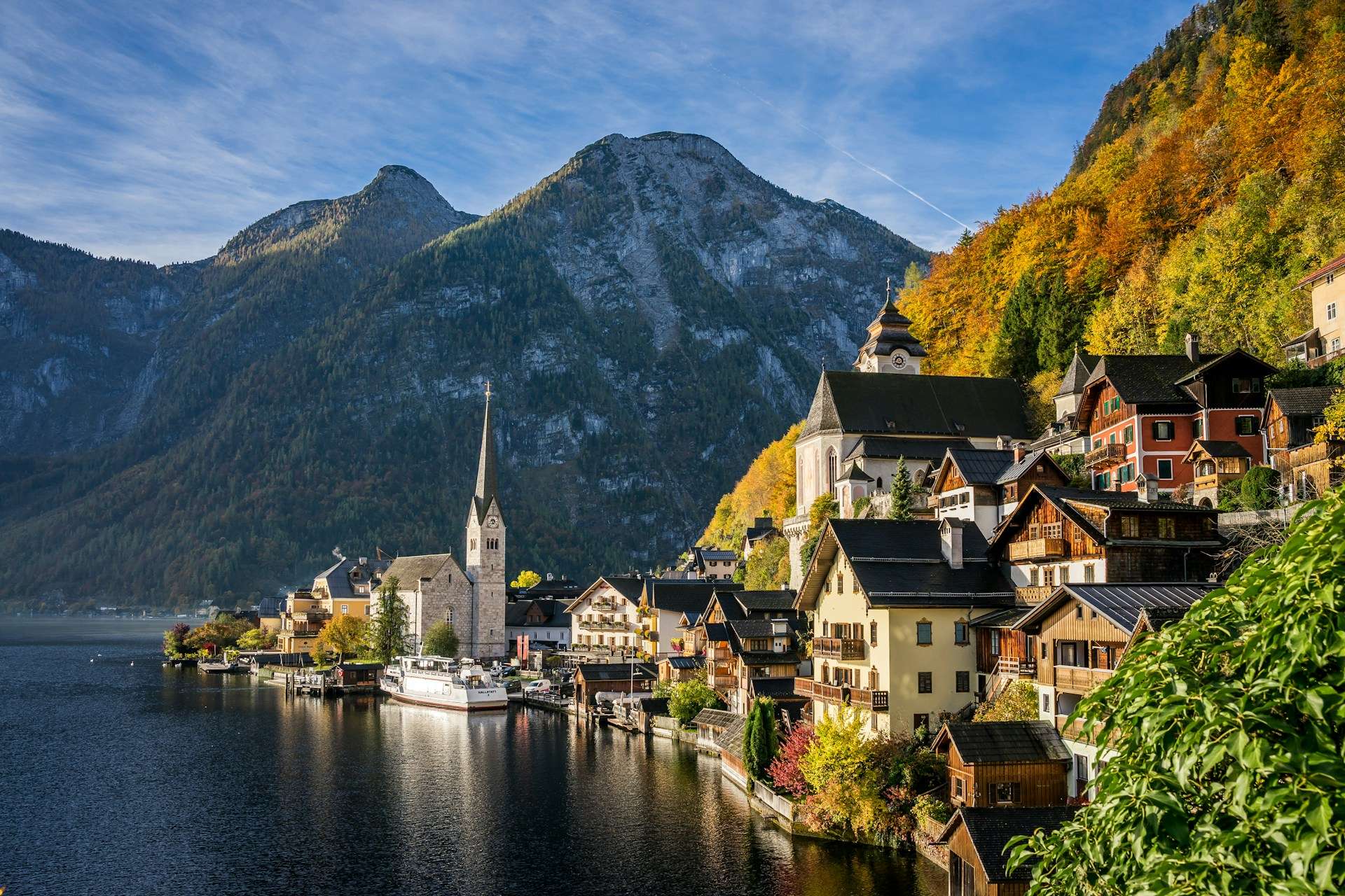 Hotels in Salzkammergut, Austria — lakes, mountains, Hallstatt, romantic villages, and scenic lake-and-mountain travel