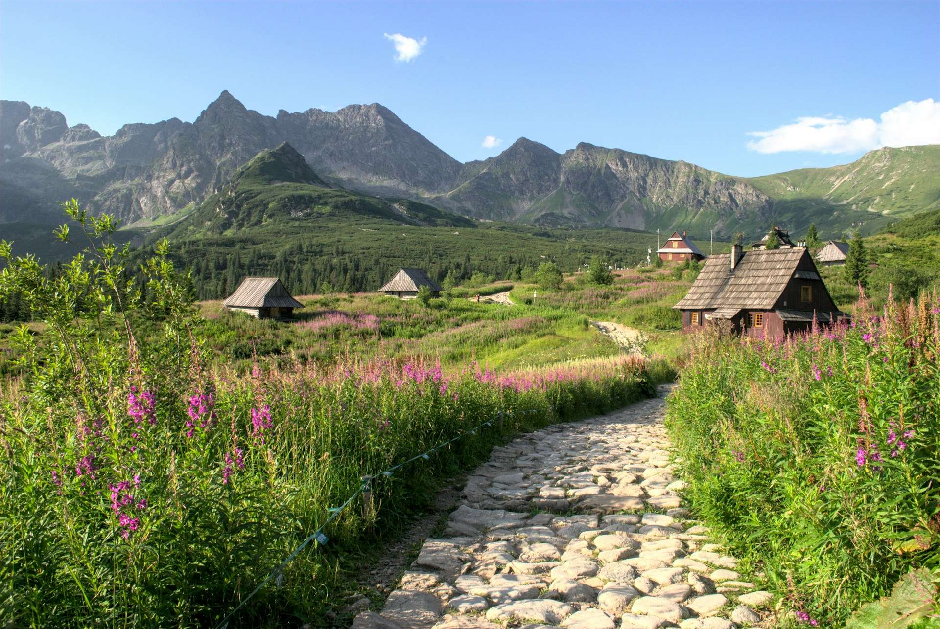 Hotels in the Tatras and Southern Mountains — Zakopane highland culture, mountain-town bases, valley viewpoints, Podhale villages and southern Poland hill-country travel